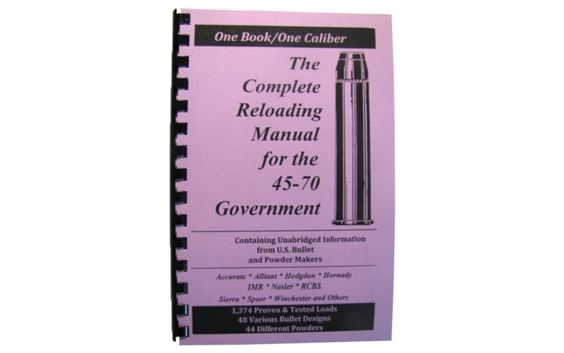 Loadbooks Usa, Inc. Loadbook-45-70 government